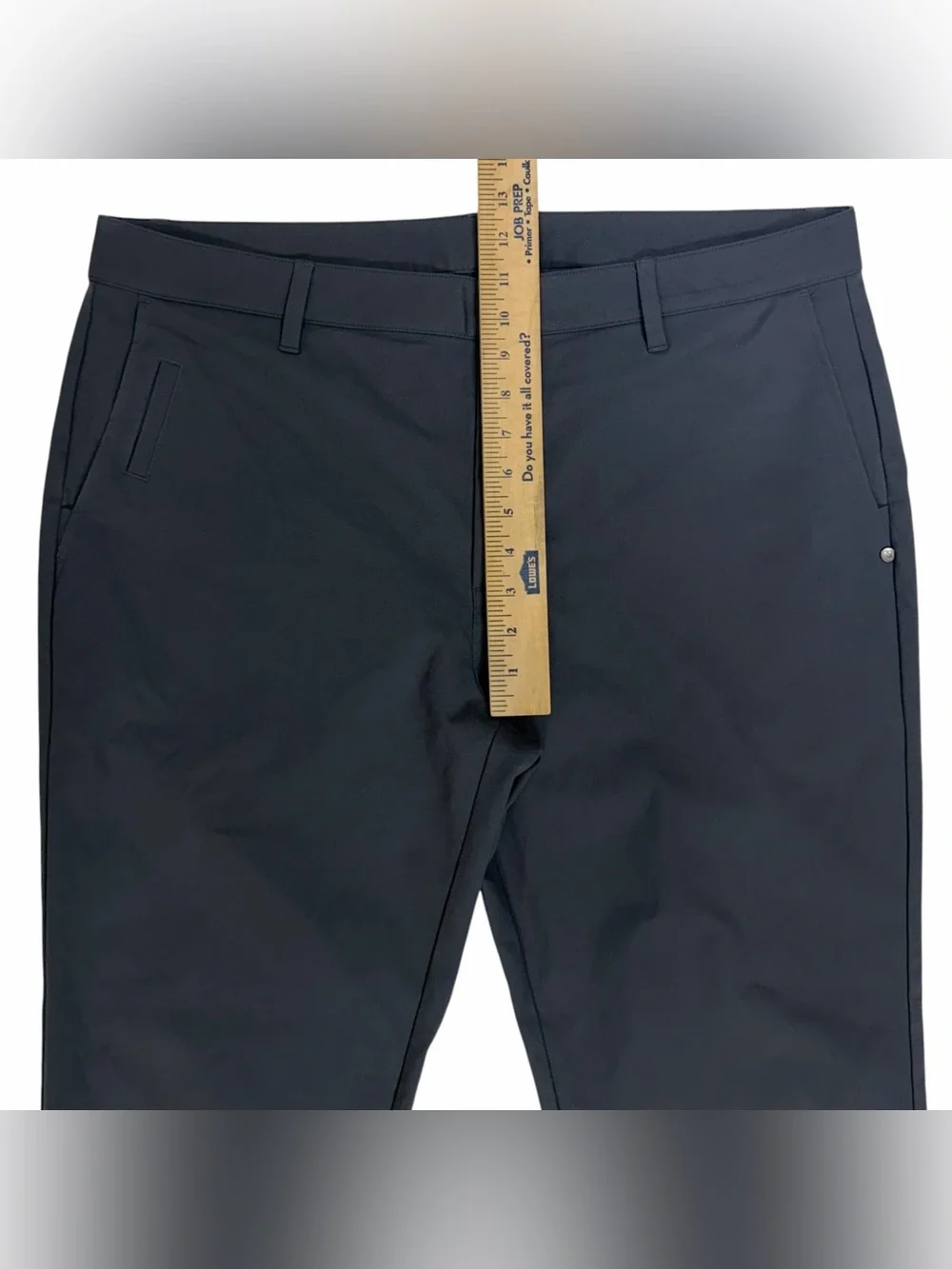 Vuori Pants Mens 36x30 Grey Meta Athletic Slim 5 Pocket Golf Chino Trouser V427